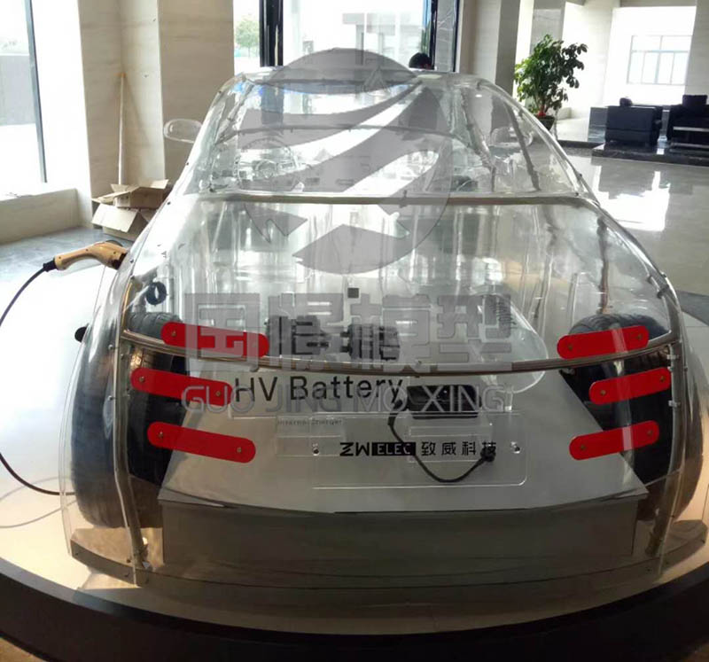 银川透明车模型